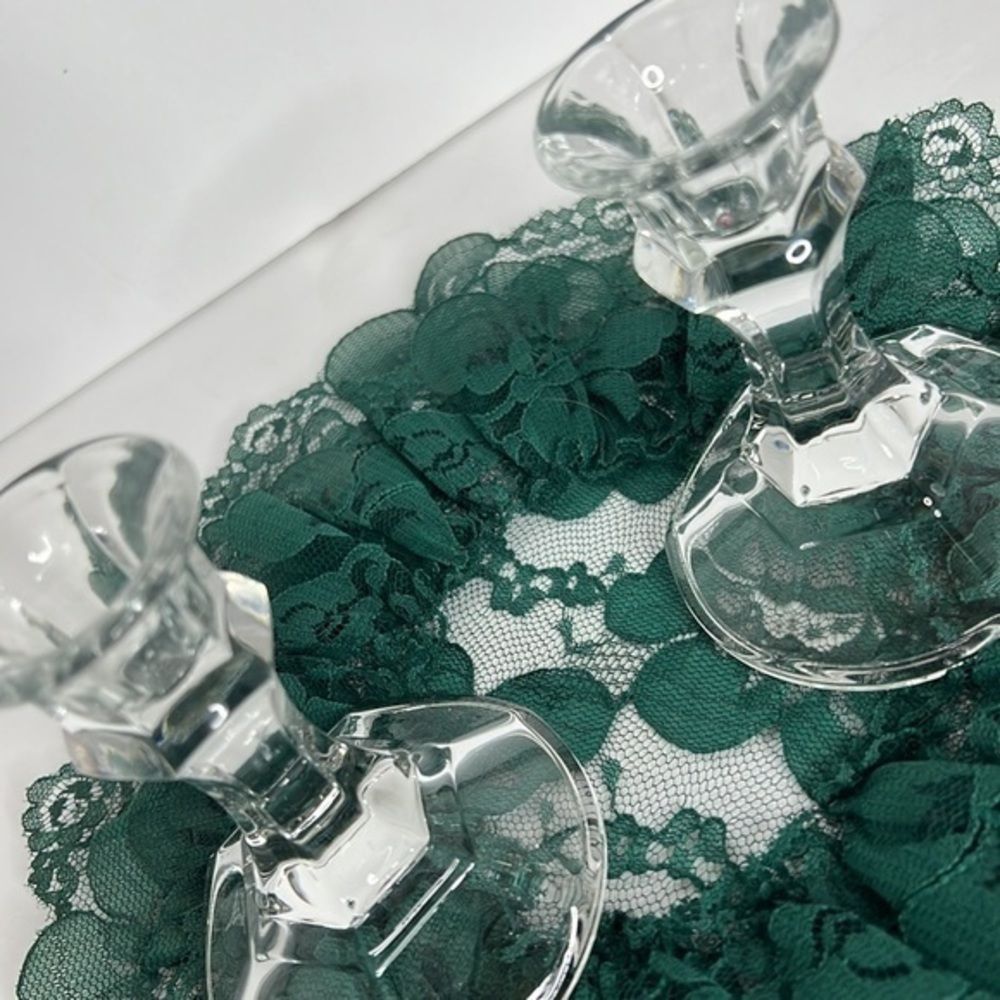 CANDLE HOLDERS, GLASS - Picture 4 of 17